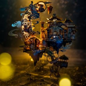 MY | MY Moon Palace 3D Three-Dimensional Jigsaw Metal Assembly Model Play DIY Birthday Gift to Girlfriend