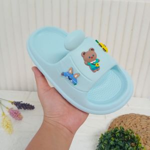 SANDAL SLIP ON ANAK LAKI PEREMPUAN ANDO FUNNY BEAR SIZE 28-31 MURAH- SANDAL SELOP ANAK MURAH KEREN- SANDAL ANDO ANAK TERBARU- SANDAL SLIP ON ANAK