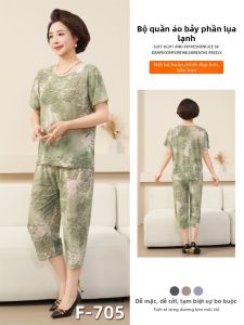 JIFANPAUL | Bộ Quần Áo Thoáng Mát Cho Phụ Nữ Già