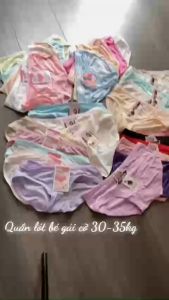 Combo 5 Quần Lót Bé Gái Thun Cotton Mềm Mát 30kg-35kg