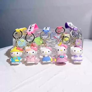 Hello Kitty Cosplay Cute Design Key Chain Gift Key Ring Key Holder