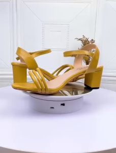 Giày cao gót vuông 5p quai mảnh tròn 3 dây chéo ngang SD81