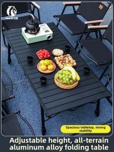 Hewolf | Portable Camping Table and Chair Combo