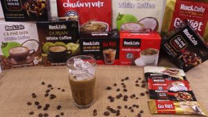 RockCafe - Cà phê sữa đá Gu Việt - Cafe hòa tan 3 trong 1 - Chuẩn gu Việt - Thơm ngon - Đậm vị