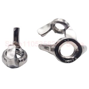 2-10Pcs Wing Nuts Butterfly Nuts M3 M4 M5 M6 M8 M10 M12 Wing Nuts 304 Stainless Steel Hand Tighten Wingnuts Butterfly Nut DIN315