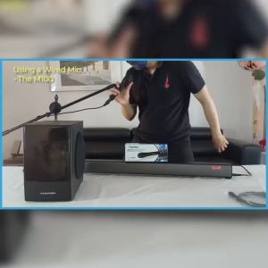 VINNFIER Hyperbar 303 M KTV Wireless Bluetooth Soundbar with Bass Subwoofer for Karaoke 3D Stereo Sound HDMI ARC Optical