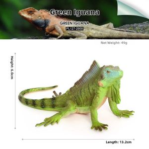 Simulated Wild Iguana Reptile Model Educational Toy