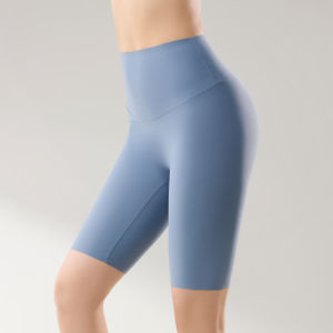 MiiOW | High-Waist Five-Quarter Yoga Pants Womens Fitness Exercise No Tag Line Summer Elastic Tummy Control Cool Feeling Shark Pants