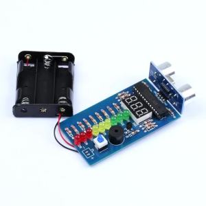Gaqqee | DC 4.5-6V Siêu Âm Đo Khoảng Cách Mô Đun 0-40Cm Có Đèn LED Chỉ Báo Còi Cho DIY Hàn Thực Hành Bộ Điện Tử