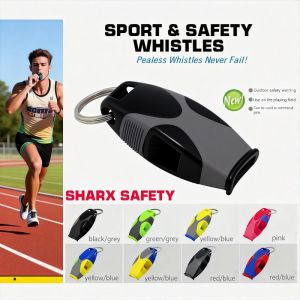 Referee Whistle Double Cavity No Core Design High Decibel Portable Whistle for Sports Training Survival Emergency High Treble