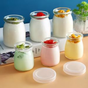 Food Grade Thick Glass Pudding Container