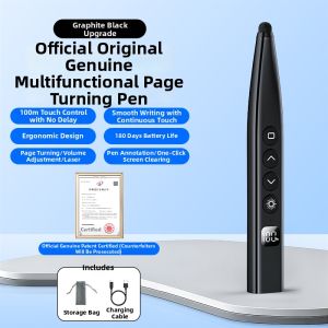 RUYIN | Multifunctional Presentation Pointer Pen Ppt Remote Control Laser Pointer Telescopic Touch Writable