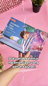 Dimdum Mau Tidur (Dimdum Wants to Sleep) - Buku Lipat Bilingual | Boardbook Anak