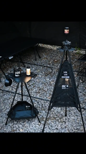 CampBoost SHINETRIP Tactical Triangle Camping Table Meja Camping Folding Table IGT Table Camping Meja lipat