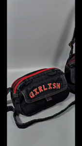 AEIOU No.287 Girlish กระเป๋ายีนส์ สะพายข้าง รุ่น Fold สินค้าลิขสิทธิ์แท้