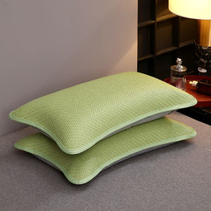 Gối Hạt Lanh Ice Vine Dành Cho Nam Hỗ Trợ Cột Sống Cổ Gối Lót Lụa Băng Lõi Cứng Sử Dụng Tại Nhà Hình Dạng Chữ Nhật Thoáng Khí