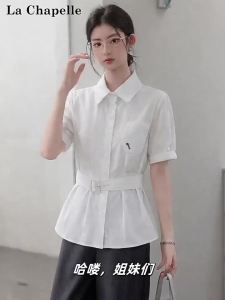 La Chapelle | Design Elegant Slimming Short Sleeve Womens Polo Shirt