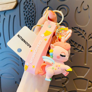 กุญแจรูปมังกร ตุ๊กตา My Little Pony ของตกแต่งกระเป๋า เครื่องประดับสัตว์เลี้ยงน่ารักสำหรับเด็กผู้หญิง