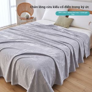 BEIPIN | Chăn Mùa Hè Đôi Bằng Cotton Sạch