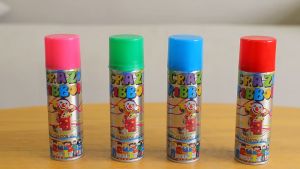 Spray Crazy String Warna for Party/Semprotan Jaring Laba-Laba Untuk Pesta Ulang Tahun
