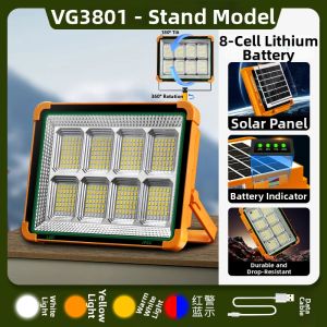 Solar Rechargeable Super Bright Portable Spotlight