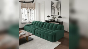 [PRE-ORDER] Rochebobois Loveseat Cloud Sofa 3D Mesh Fabric Comfortable Sectional Couch for Living Room Warehouse Villa School