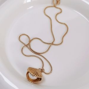 RUKL Baroque Design Pearl Sweater Chain Necklace Womens Luxury Light New 2025 Fashion Jewelry Accessory Mixed Material Snake Chain