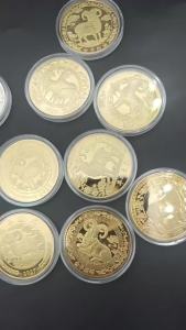Lucky Zodiac Goat Souvenir Coin 2027 Lunar Year Commemorative Medal Fine Craft Collectible Ornament For New Year Festivitie Gift