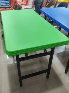 Portable Folding Rectangular Table for Outdoor Barbecue Training Table Home Use Long Table Stall Setup Easy to Carry Table