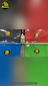 เซ็ทกล่อง CNN 60 ลิตร สีดำ + 60 ลิตร คละสี มีล้อเลื่อน