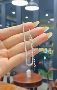 Lắc tay bạc CDE Twinkle Silver Bracelet CDE2056SV - Bạc cao cấp Bạc Không Han Gỉ Khắc Chữ Lên Vòng Tay Bạc - Lazada