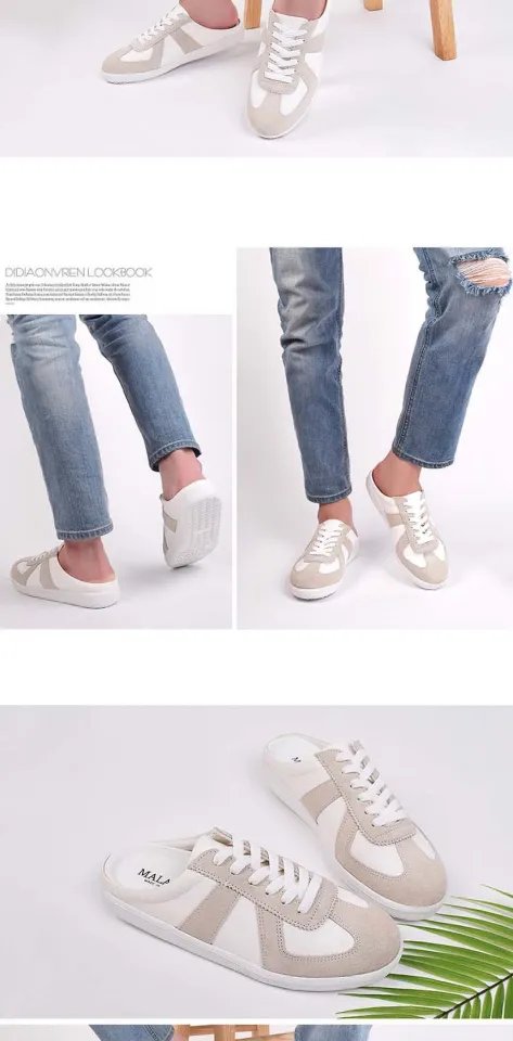 Orto German Army Sneakers Casual Bloafers Mule Sneakers Student