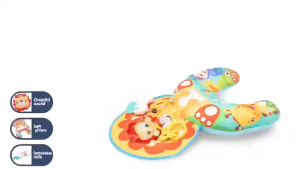 SG EmmAmy® Baby Tummy Time Pillow /Head-up Training Pillow Newborn U-shaped Lying Pillow Baby Early Education Toys