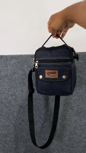 tas selempang dan bahu pria wanita denim jeans
