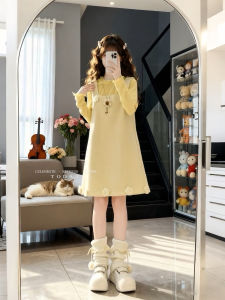 XUECAIQI | 3D Floral Tweed French Style Dress Set