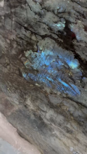 FINAL SALE! 2m Natural Brazilian Labradorite Marble "In Stock With Most Selections In Singapore" From Brazil Customization For Dining Coffee Side Table Feature Wall Granite Stone Real Marble - Blue Emerald