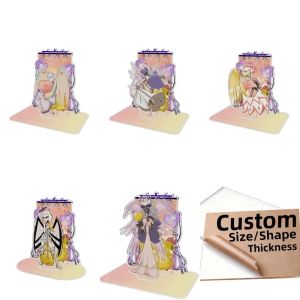 Bandai | 15CM Acrylic Standee Hazbin Emily Adam The Exorcist Lute Abel Anime Peripheral Desktop Ornament Decoration Holiday Gift