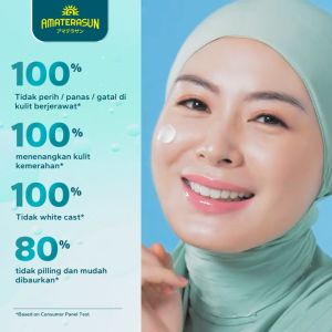 Amaterasun UV Water Barrier SPF 35 PA++++ Sunscreen Sun Screen Wudhu Friendly Real SPF Sunblock Wajah Skin Barier