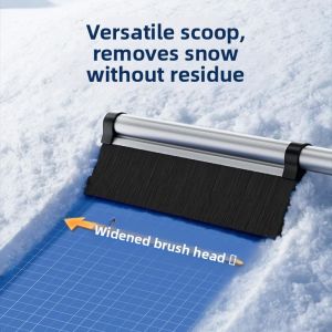 MONLEYTA | Snow Removal Shovel Car Windshield Glass Snow Removal Winter Clearing Ice Scrape Brush Snow Removal Tool Automobile Deicing