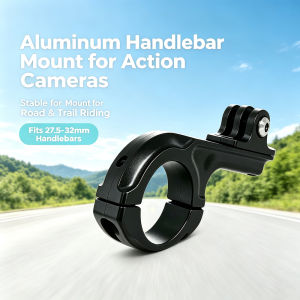 Aluminum Alloy Bicycle Handlebar Mount for GoPro Hero 13 12 11 10 9 8 7 SJCAM AKASO Insta360 DJI Action Camera Cycling POV Vlog