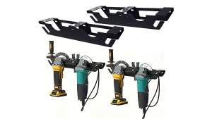 Wall Mounted Angle Grinder Rack Heavy Duty Metal Holder for Workshop Storage