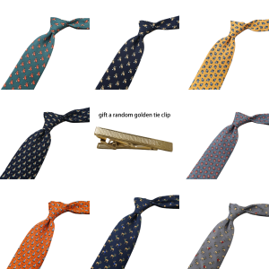 Luxury 9cm Mens Classic Fashion 100% Silk Tie Jacquard Woven Soft Tie Business Wedding Party Daily Suit Necktie Gifts