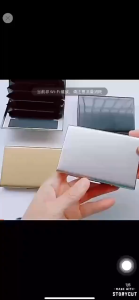 Stainless Steel Business ID Credit Card Holder RFID Blocking Protector Case Box