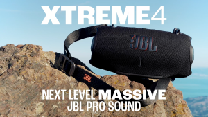JBL Xtreme 4 Portable waterproof speaker with massive JBL Pro Sound and a convenient shoulder strap
