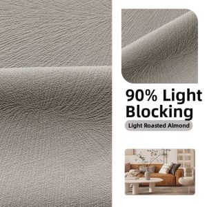 Cream-style Luxurious Full Blackout Curtain