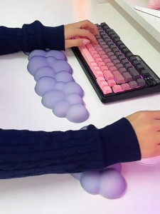 Mouse pad with Memory Foam Wrist Rest Pad Keyboard Support Pad Gaming Mousepad Soft Anti Slip Hand Rest Pad鼠标垫护腕垫