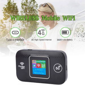 5G LTE Mobile Hotspot Router High Speed 300Mbps 4G LTE Portable Travel WiFi Connects Up to 12 Devices Hotspot Device