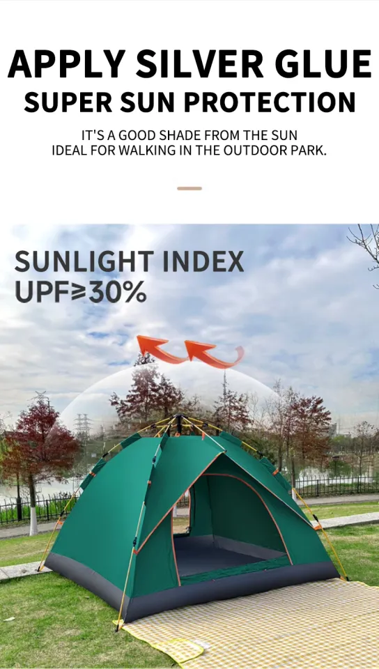 tent outdoor waterproof Automatic camping tent to person