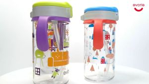 Evorie 300ml Tritan Kids Straw Water Bottle Mug