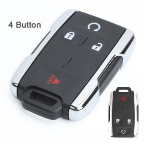 KEYECU for Chevrolet Colorado Silverado 1500 2500 3500 Sierra Remote Key Shell Case Fob 2+1 3+1 4+1 5+1 3 4 5 6 Button